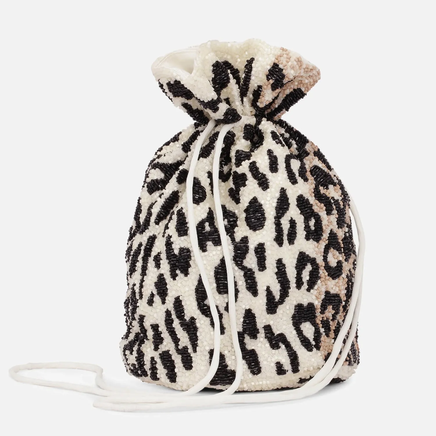 Purses And Cardholders*Ganni Beaded Satin Bucket Bag Banana/Black