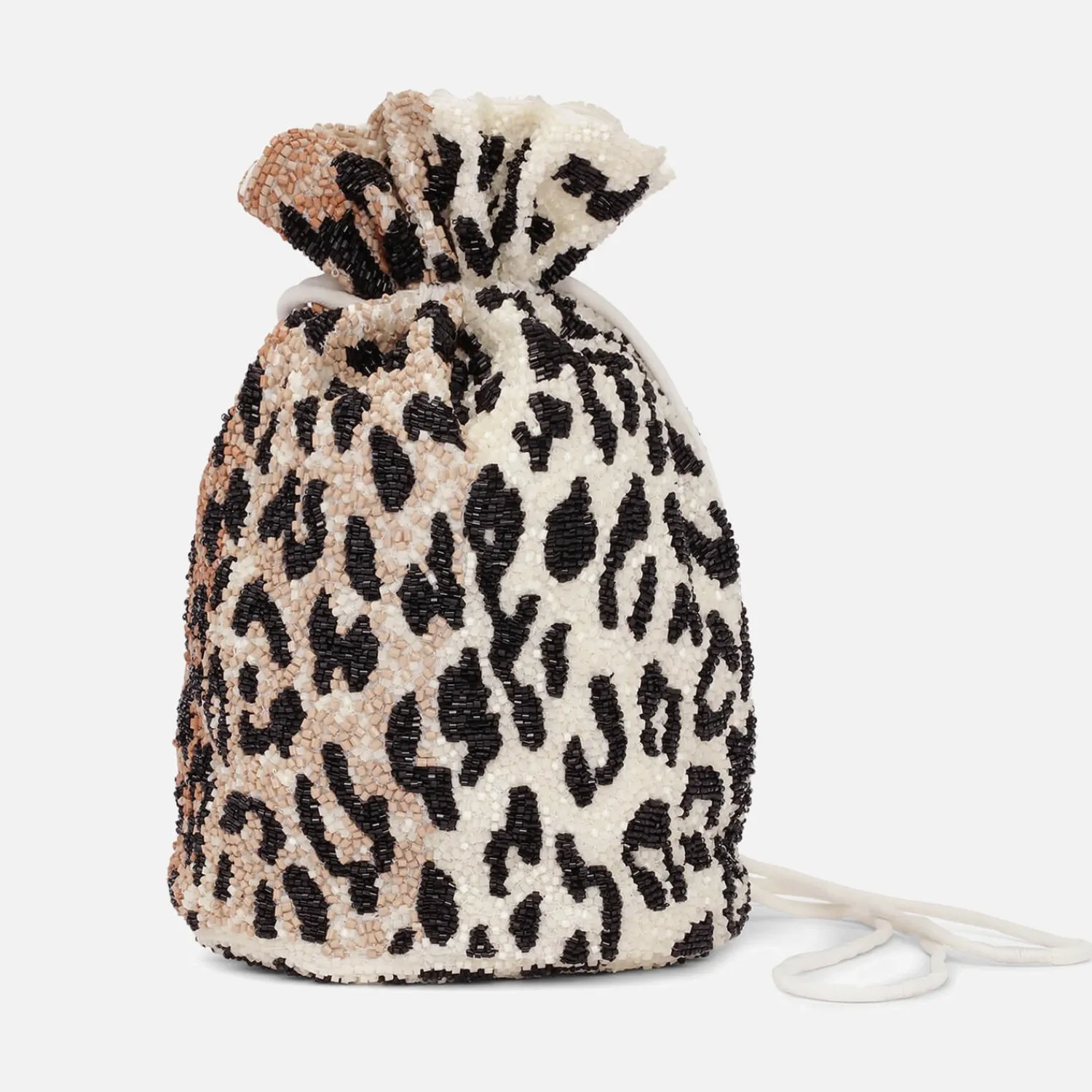 Purses And Cardholders*Ganni Beaded Satin Bucket Bag Banana/Black