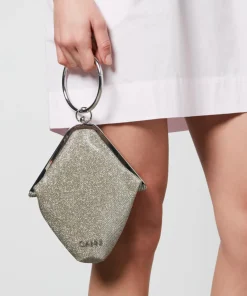 Clutch Bags*Ganni Diamond Bangle Clutch Glitter Bag
