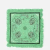 Hats Scarves & Gloves*Ganni Ruffled Organic-Cotton Bandana