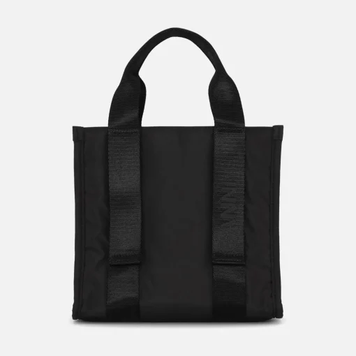 Tote Bags*Ganni Women's Recycled Tech Small Tote Bag - Black