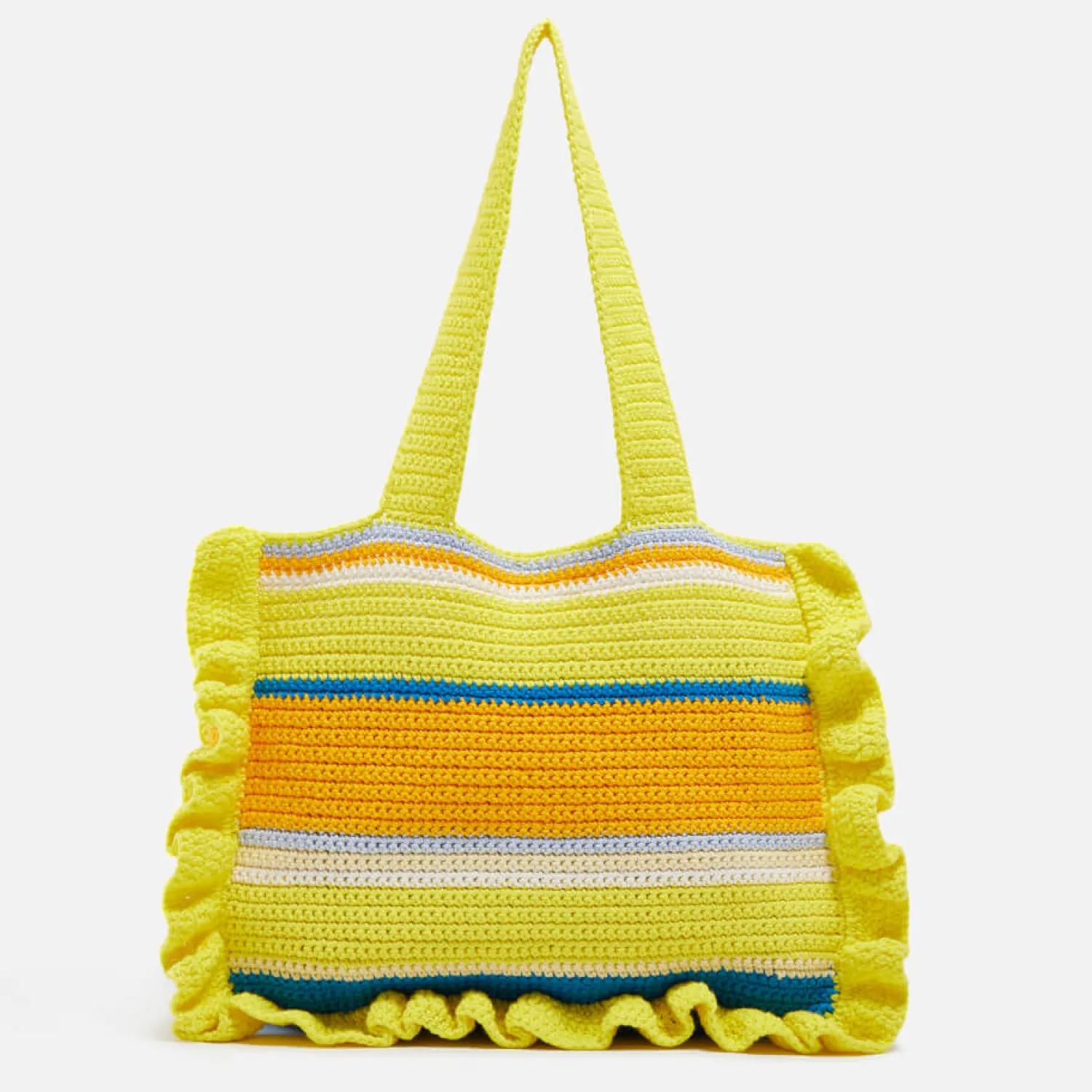 Tote Bags*Ganni X Coggles Crocheted Cotton Tote Bag