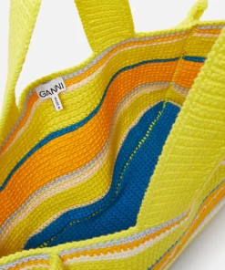 Tote Bags*Ganni X Coggles Crocheted Cotton Tote Bag