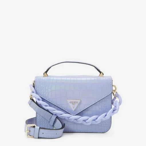 Mini Bags*Guess Corina Faux Leather Mini Top Handle Flap Bag
