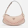 Shoulder Bags*Guess Corina Faux Leather Top Zip Shoulder Bag