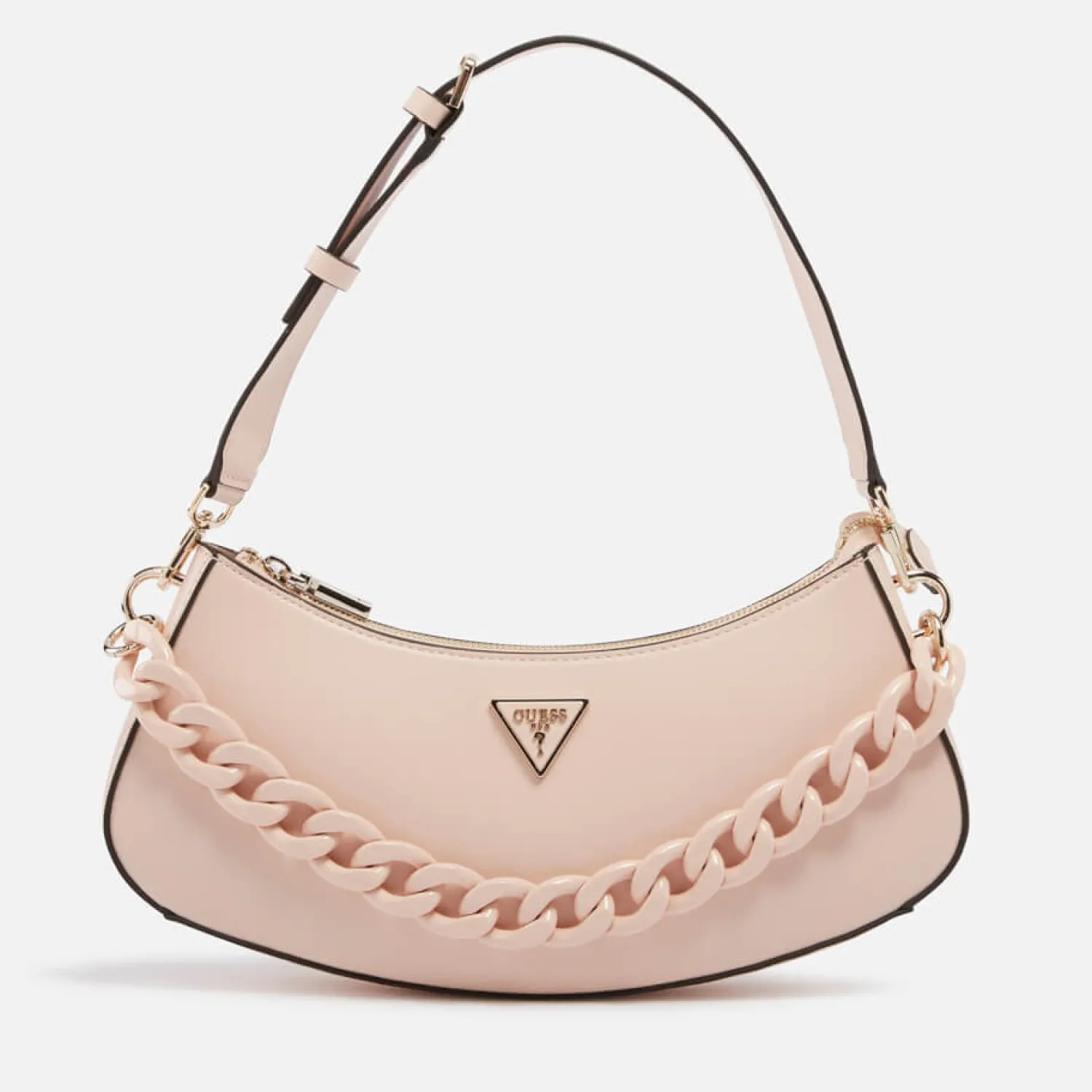 Shoulder Bags*Guess Corina Faux Leather Top Zip Shoulder Bag