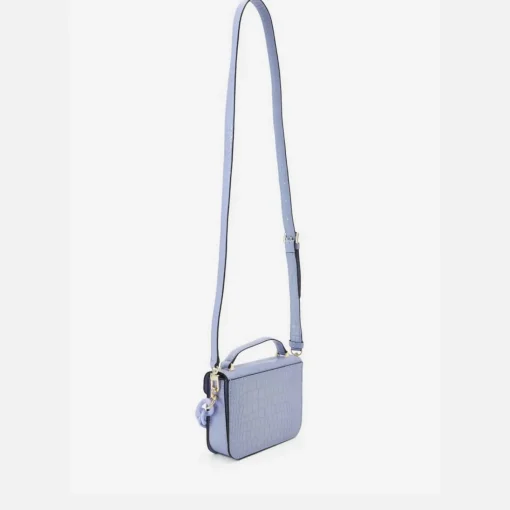 Mini Bags*Guess Corina Faux Leather Mini Top Handle Flap Bag