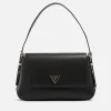 Shoulder Bags*Guess Desideria Faux Leather Flap Shoulder Bag
