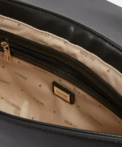 Shoulder Bags*Guess Desideria Faux Leather Flap Shoulder Bag