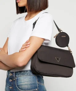 Shoulder Bags*Guess Eco Gemma Twill Shoulder Bag