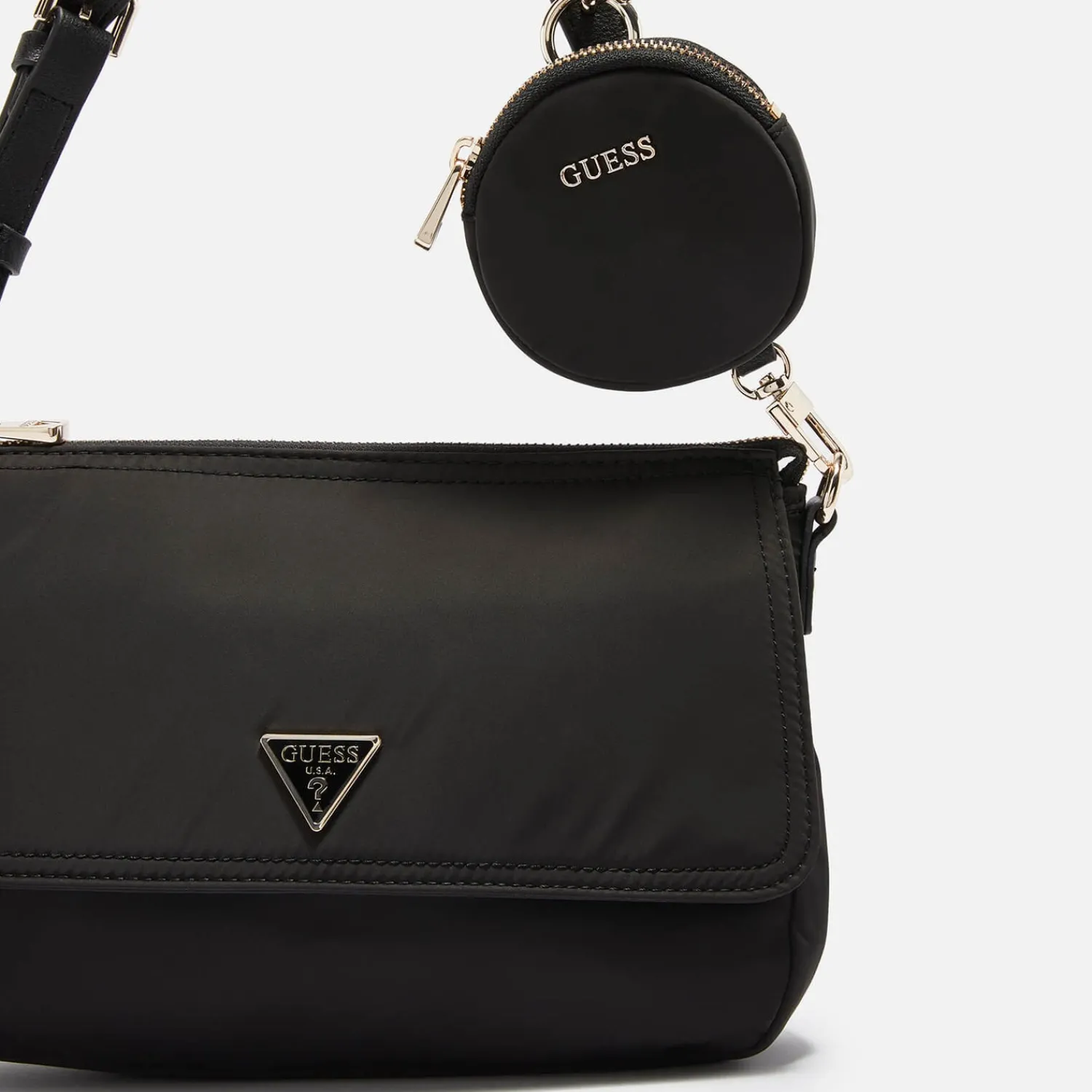 Shoulder Bags*Guess Eco Gemma Twill Shoulder Bag