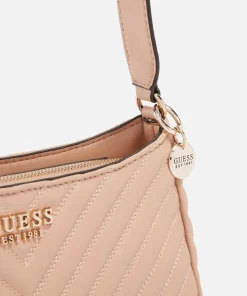 Shoulder Bags*Guess Keillah Quilted Faux Leather Shoulder Bag