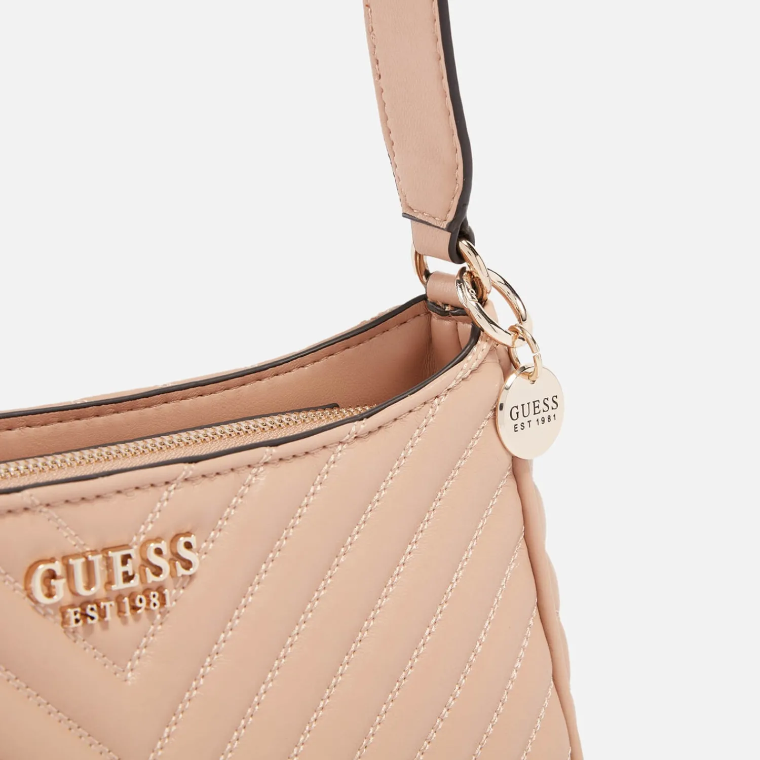 Shoulder Bags*Guess Keillah Quilted Faux Leather Shoulder Bag