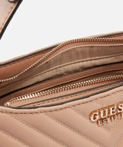 Shoulder Bags*Guess Keillah Quilted Faux Leather Shoulder Bag