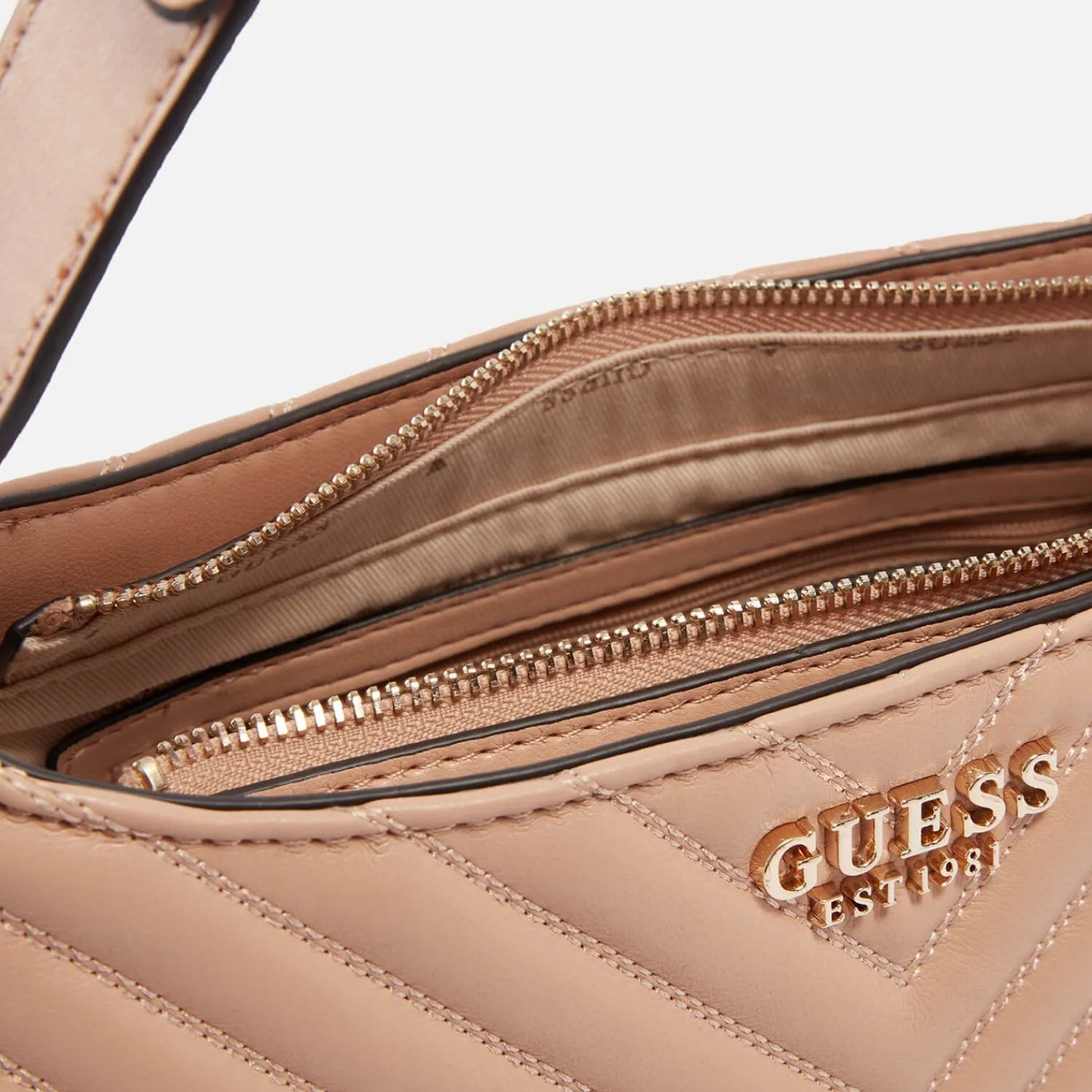 Shoulder Bags*Guess Keillah Quilted Faux Leather Shoulder Bag