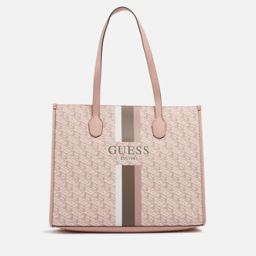 Tote Bags*Guess Silvana Faux Leather Girlfriend Tote Bag
