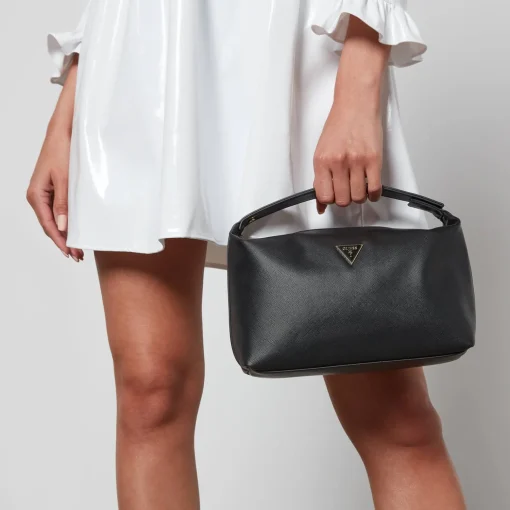 Shoulder Bags*Guess Strap Faux Leather Beauty Bag