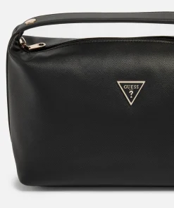 Shoulder Bags*Guess Strap Faux Leather Beauty Bag