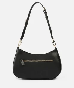 Shoulder Bags*Guess Women's Alexie Top Zip Shoulder Bag - Black