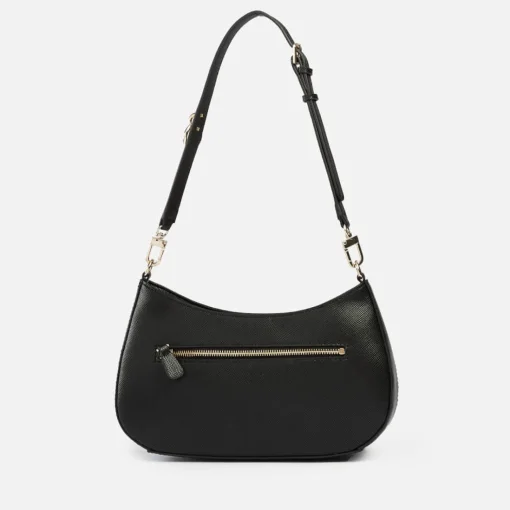 Shoulder Bags*Guess Women's Alexie Top Zip Shoulder Bag - Black