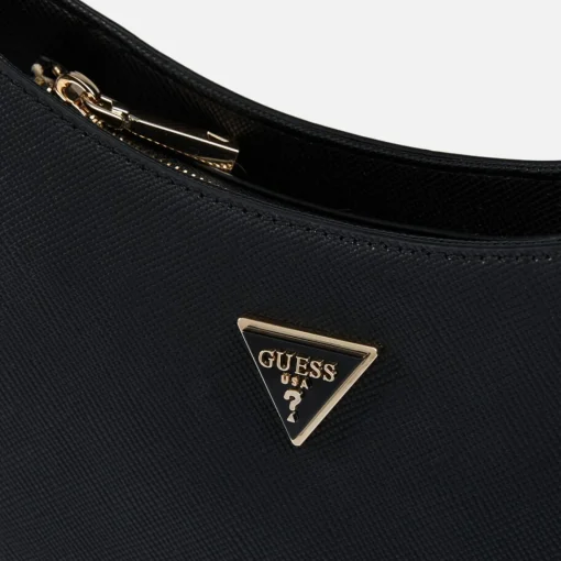 Shoulder Bags*Guess Women's Alexie Top Zip Shoulder Bag - Black
