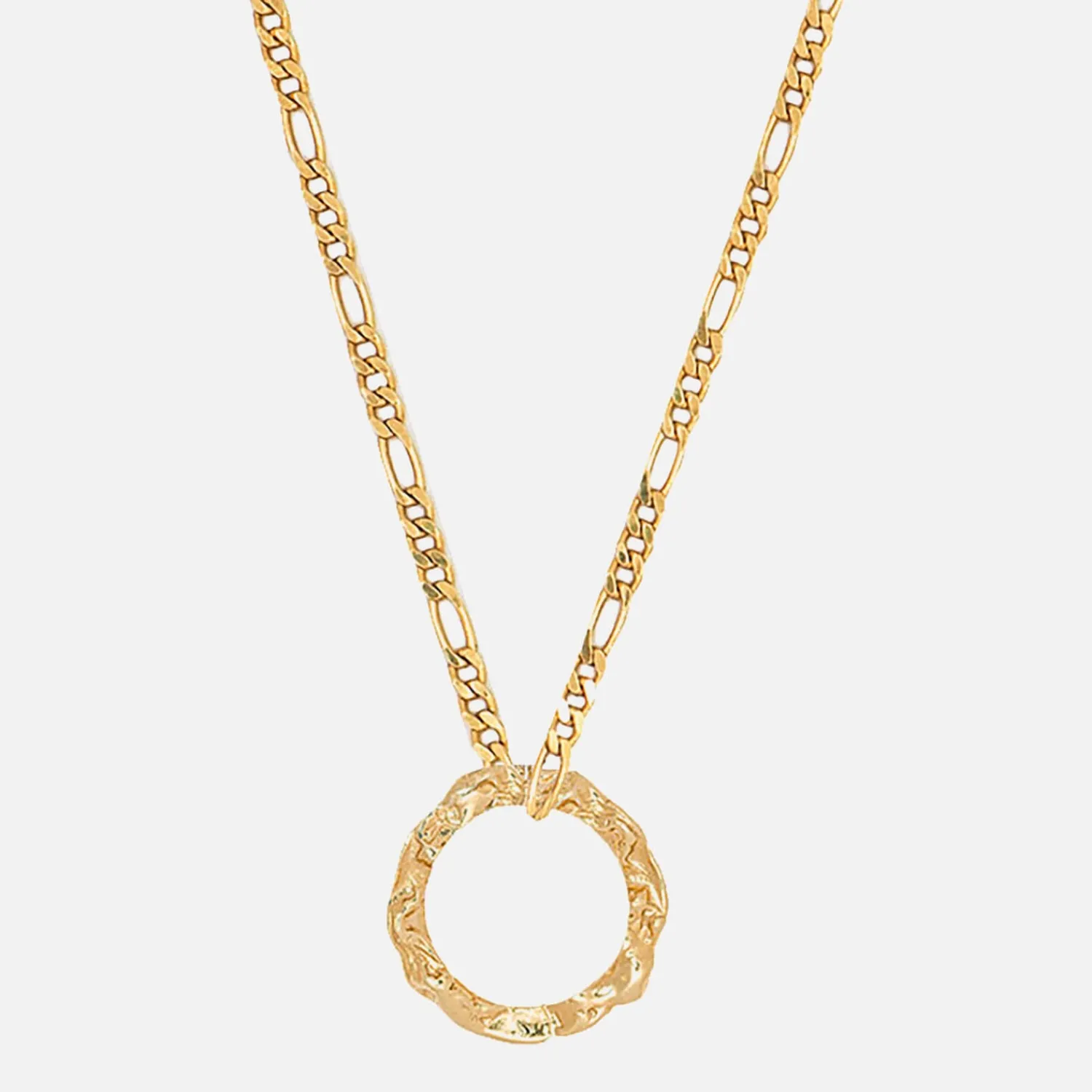 Necklaces*Hermina Athens Women's Full Moon Grecian Necklace - Gold