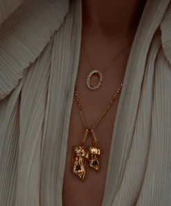 Jewellery Sets*Hermina Athens Women's Luna Pearls Pendant - Gold