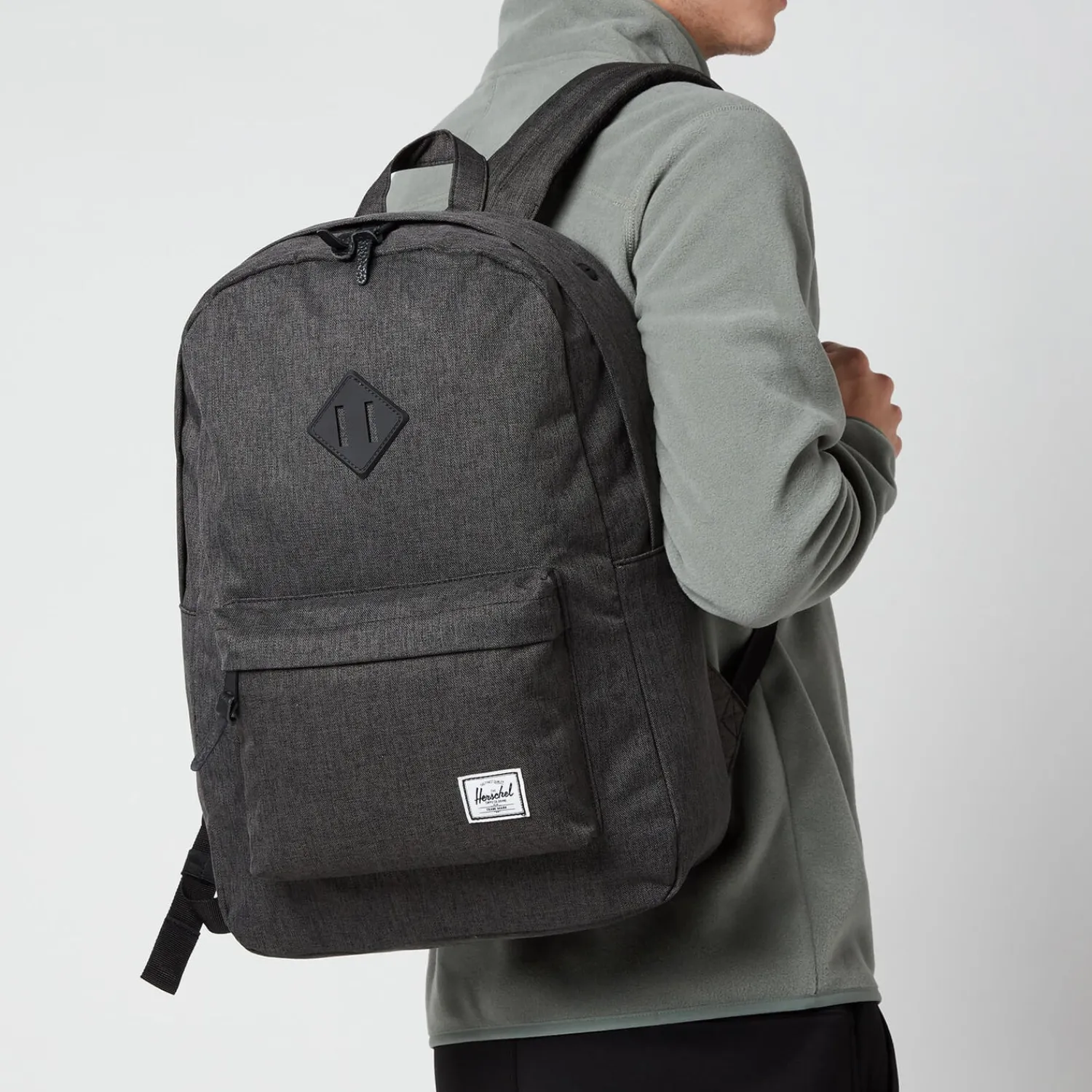 Backpacks*Herschel Supply Co. Unisex Heritage Backpack - Black Crosshatch/Black