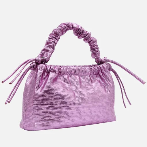 Shoulder Bags*HVISK Arcadia Metallic Textured Faux Leather Bag
