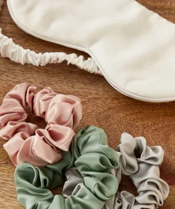 Home Accessories*in home 100% Silk Eye Mask - White Antique White