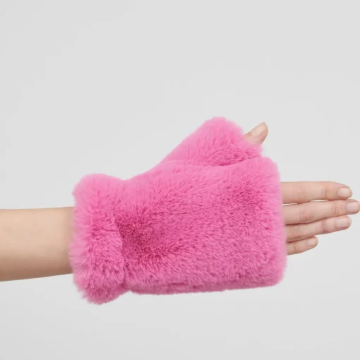 Hats Scarves & Gloves*Jakke Trolly Faux Fur Fingerless Gloves