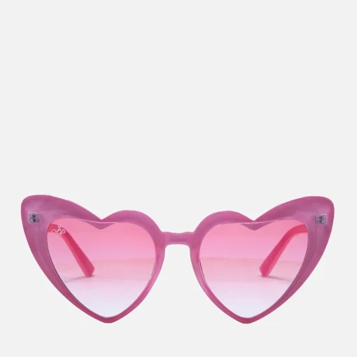 Sunglasses*Jeepers Peepers Heart Frame Acetate Sunglasses