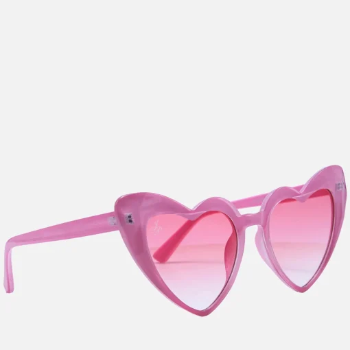 Sunglasses*Jeepers Peepers Heart Frame Acetate Sunglasses