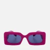 Sunglasses*Jeepers Peepers Rectangle-Frame Acetate Sunglasses