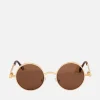 Sunglasses*Jeepers Peepers Round-Frame Metal Sunglasses