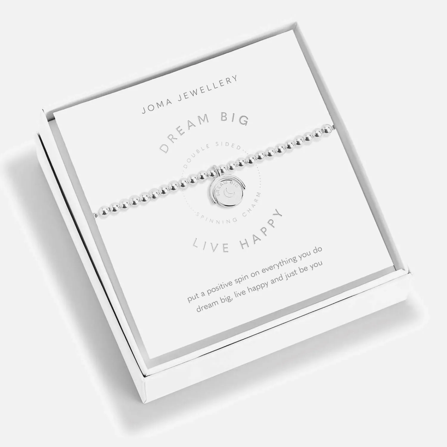 Bracelets & Bangles*Joma Jewellery Dream Big Live Happy Silver-Tone Bracelet
