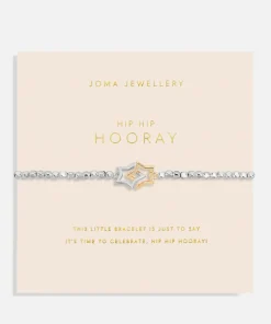 Bracelets & Bangles*Joma Jewellery Forever Yours Hip Hip Hooray Silver-Tone Bracelet
