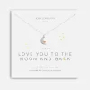 Necklaces*Joma Jewellery Women's A Little Love You To The Moon And Back Necklace - Silver