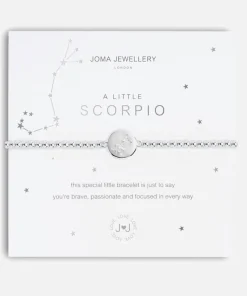Bracelets & Bangles*Joma Jewellery Women's A Little Scorpio Silver Bracelet Stretch - Silver