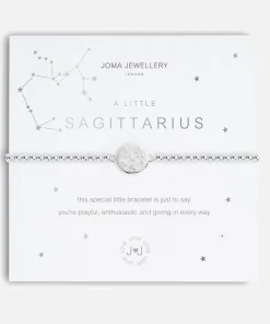 Bracelets & Bangles*Joma Jewellery Women's A Little Sagittarius Silver Bracelet Stretch - Silver