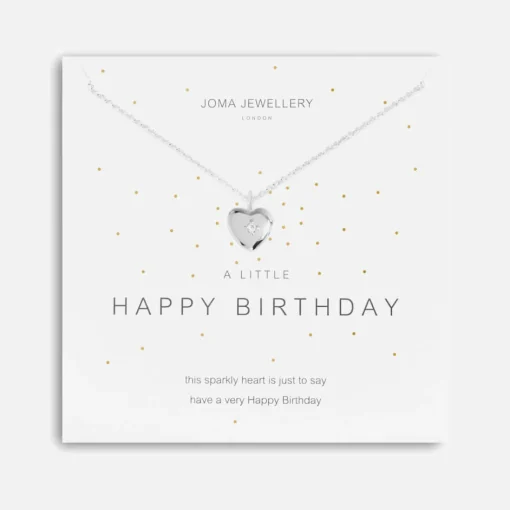 Necklaces*Joma Jewellery Women's A Little Happy Birthday Necklace - Silver
