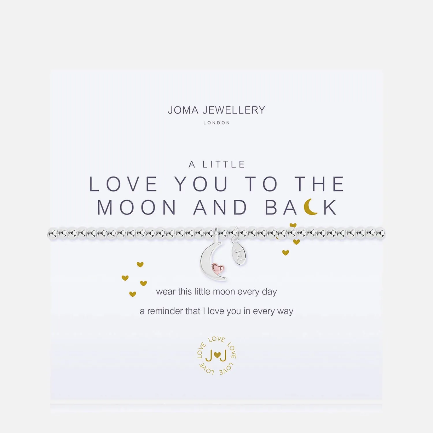 Bracelets & Bangles*Joma Jewellery Women's A Little Love You To The Moon & Back Bracelet - Silver