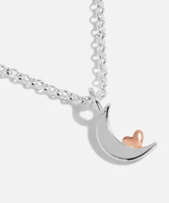 Necklaces*Joma Jewellery Women's A Little Love You To The Moon And Back Necklace - Silver