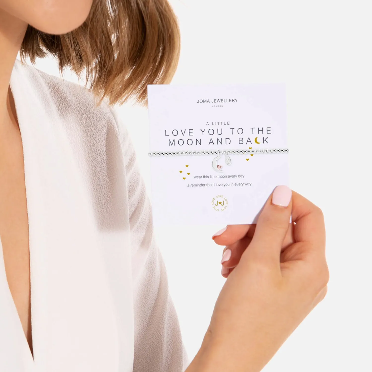 Bracelets & Bangles*Joma Jewellery Women's A Little Love You To The Moon & Back Bracelet - Silver