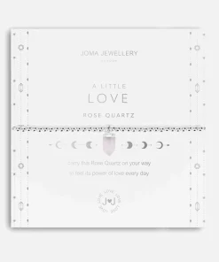 Bracelets & Bangles*Joma Jewellery Women's Crystal A Little Rose Quartz Silver Bracelet - Silver