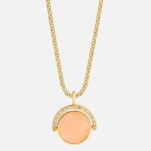 Necklaces*Joma Jewellery Women's Positivity Pendants Live Love Sparkle Necklace - Gold