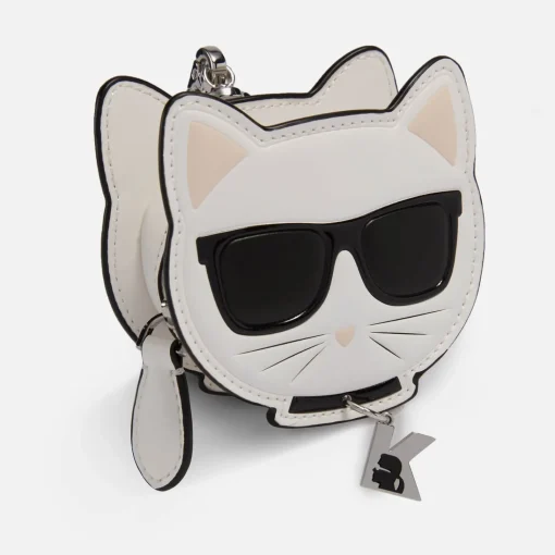 Purses And Cardholders*KARL LAGERFELD K/Choupette Leather Coin Purse