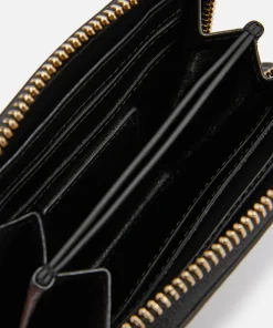 Purses And Cardholders*KARL LAGERFELD K/Ikonik Embellished Faux Leather Wallet