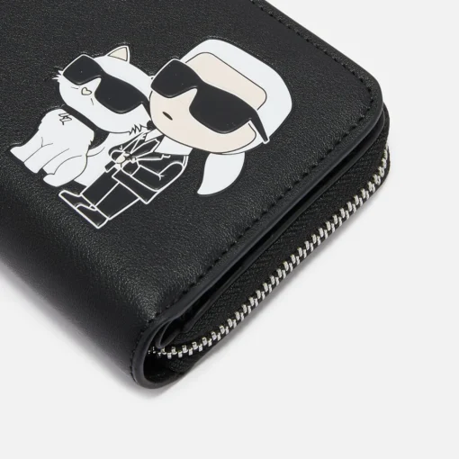 Purses And Cardholders*Karl Lagerfeld Shooting Stars K/Ikonik 2.0 Leather Wallet