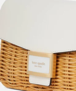 Crossbody Bags*Kate Spade New York Katy Leather And Wicker Cross-Body Bag